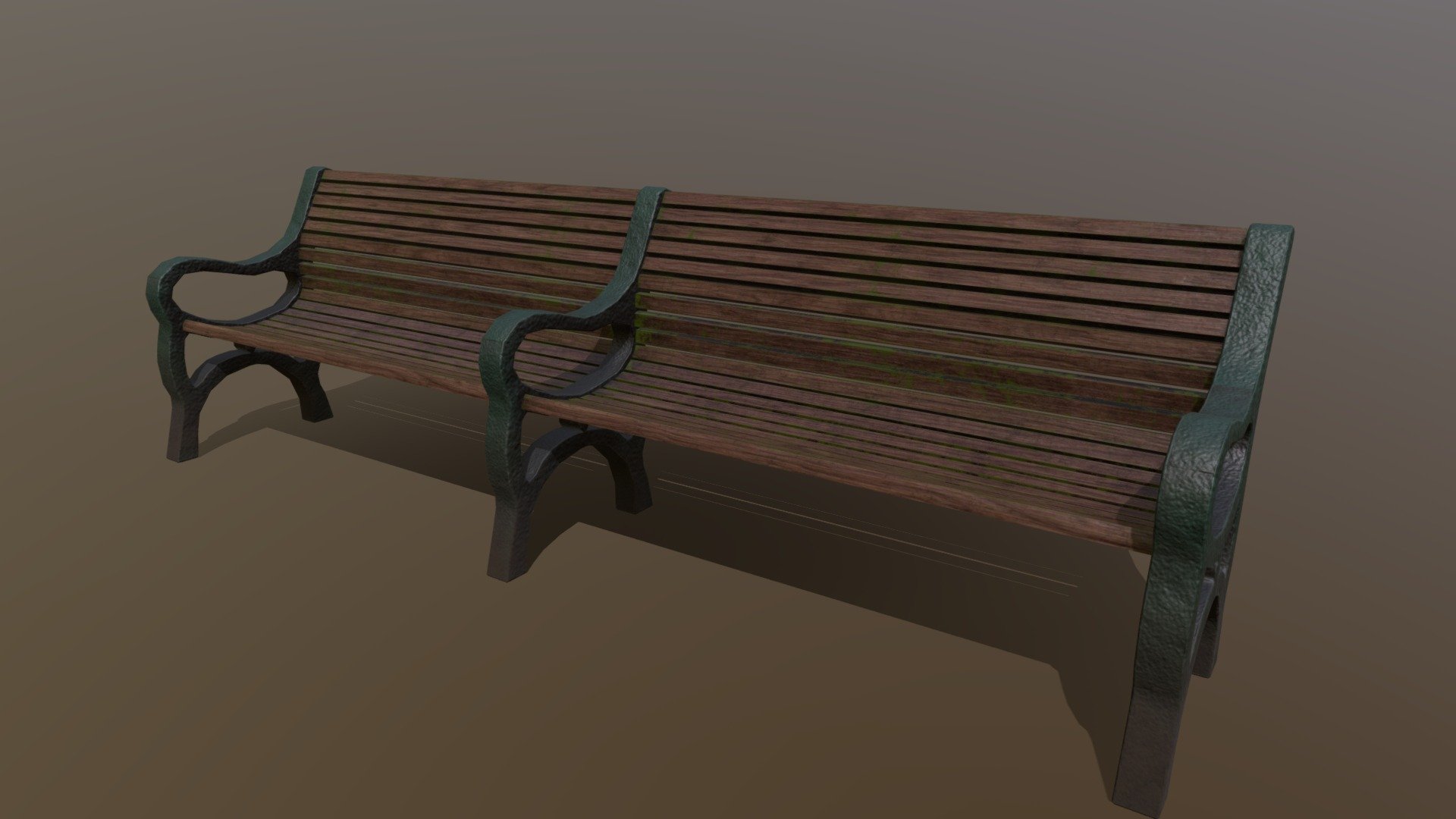 This park bench was created using Maya and Substance Painter.
I created this asset for an autumn park environmnet 3d model