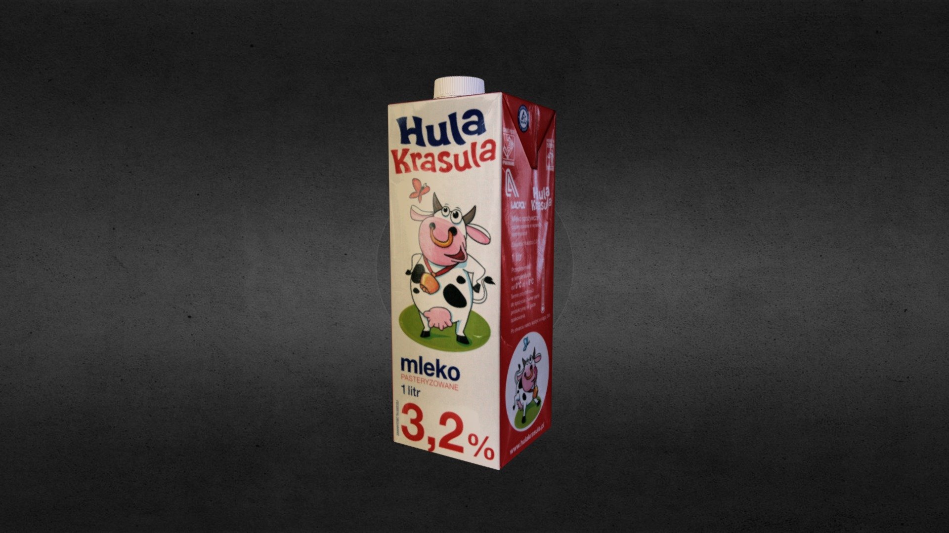 Hula Milk - 3D model by Blagowitch 3d model