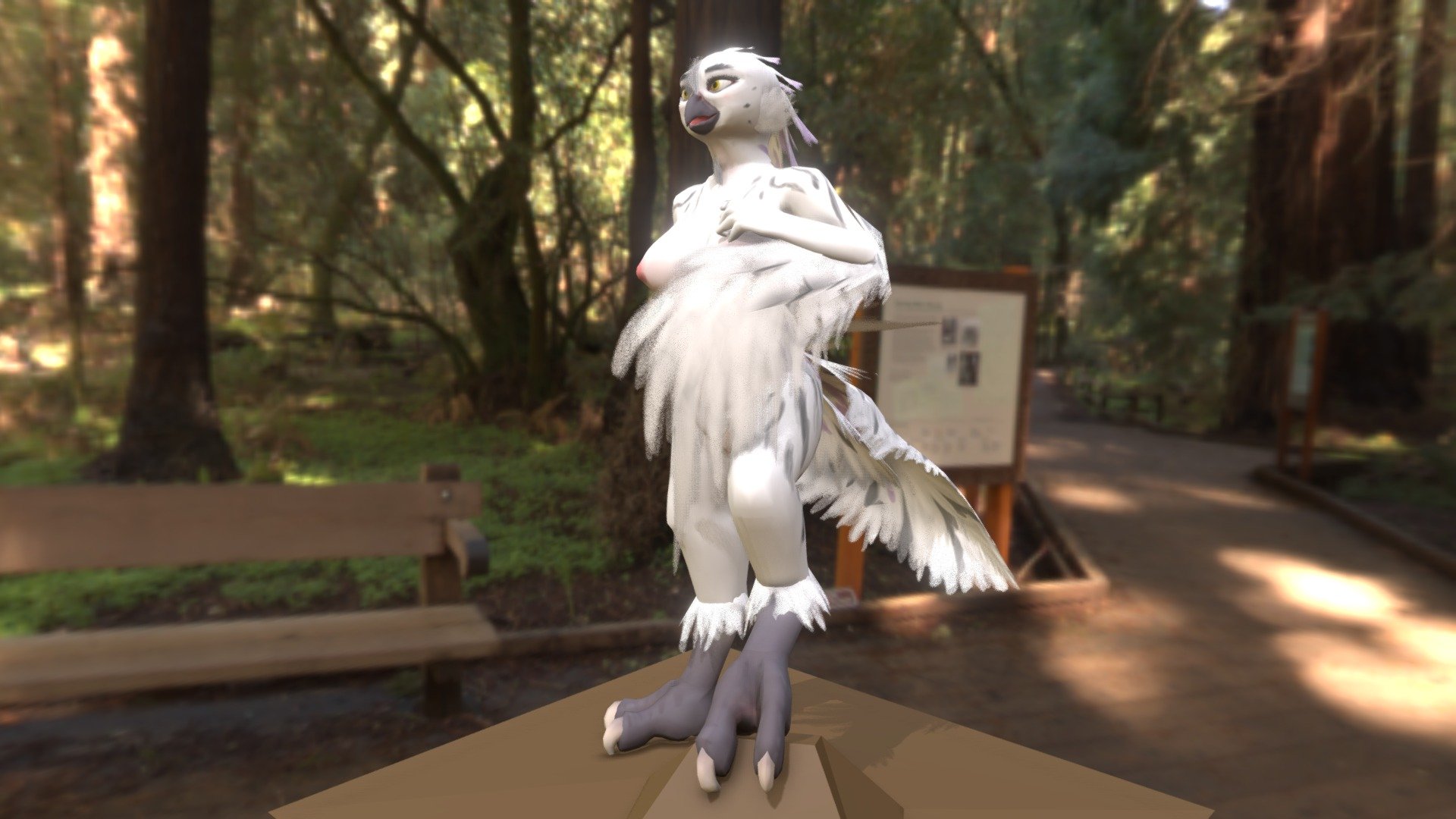 Kaeti the owless - 3D model by ZealotDKD 3d model