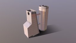 SHIELD HQ buildings, skyscraper, asset, game