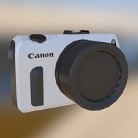 Canon EOS-M canon, camera, maya, 3d, eos-m