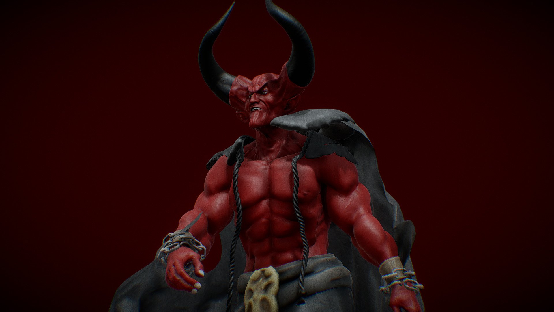 High-quality Lord of Darkness fan art from Legend

Textured
Mapped
Rigged
Animated 

PBR: 
Model rigged and textured ready for animating

Rig for: 3Dsmax, Maya and Iclone

Face Blend Shapes included 

Zip file contains obj, iavatar and fbx format with textures.
Test animation included

The Lord of Darkness, also known as the Dark Lord or simply Darkness, is the master of the underworld and the main antagonist of the 1985 dark fantasy film Legend.

If you have any questions please don’t hesitate to contact me. 
I will respond you ASAP.
I encourage you to check my other 3D models 3d model