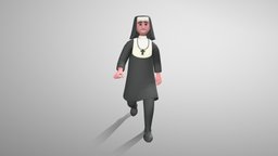 Stylized Nun