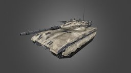 Merkava Tank track, army, tanks, gamedev, vechicle, tank, indidev, weapon, game, military, gun, war