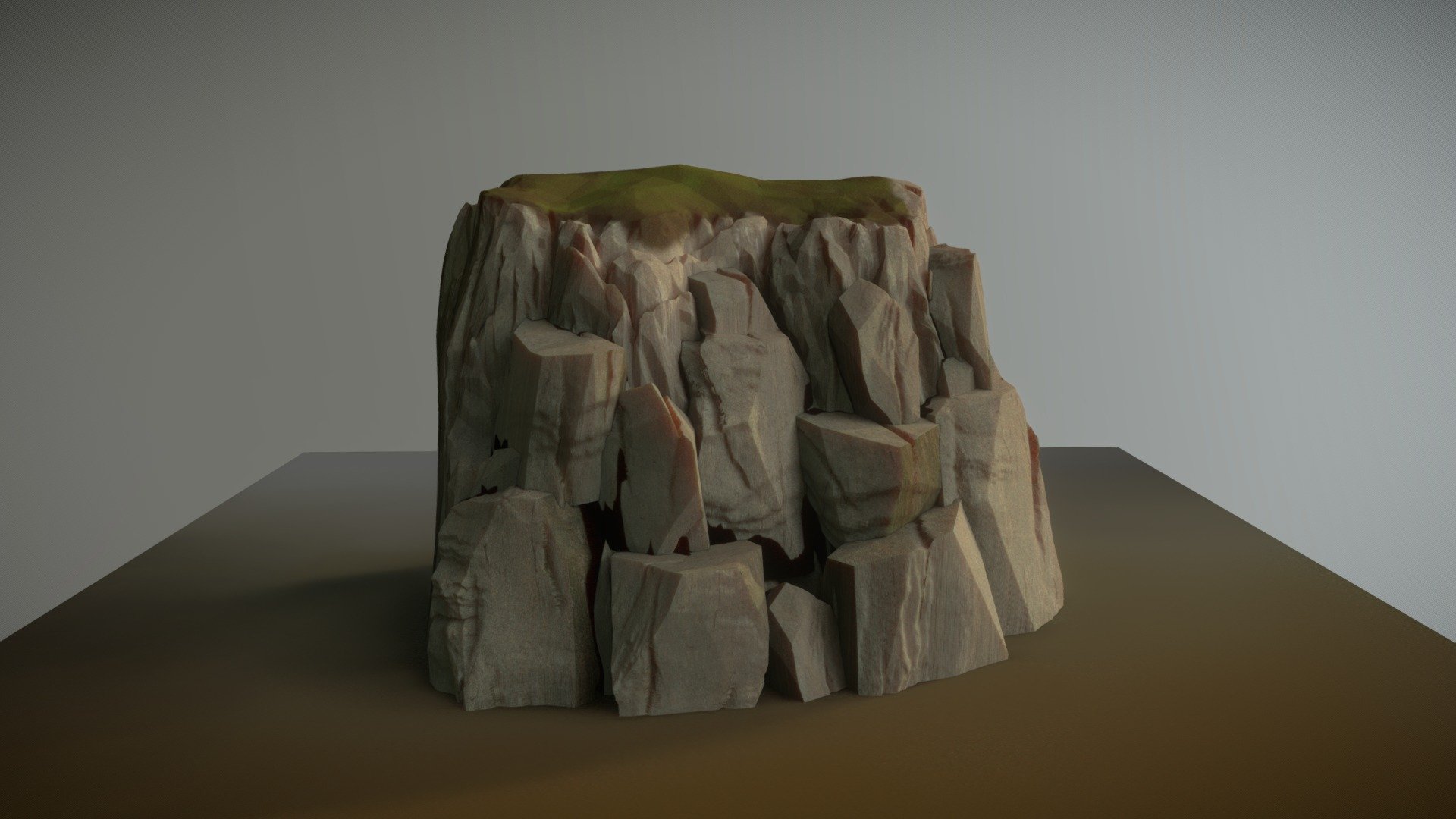 Renaissance Cliff 1 - Buy Royalty Free 3D model by sligocreatures 3d model