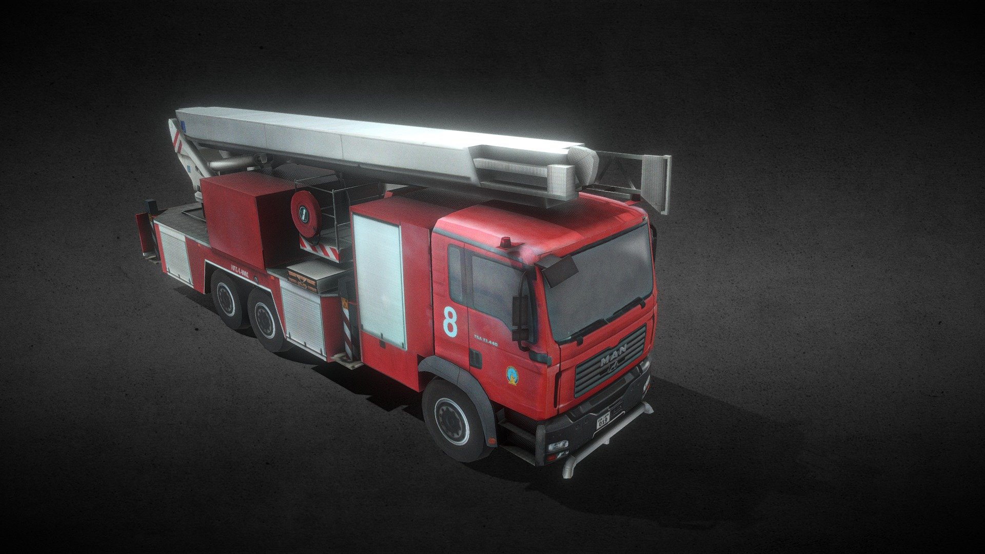 Fire Engine - 3D model by ayhancerci 3d model