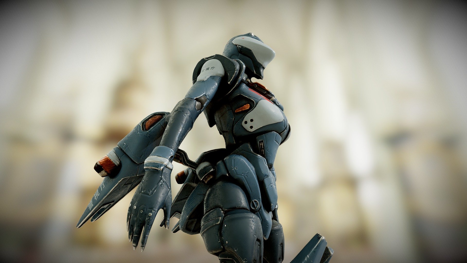 - Powered Exoskeleton - 3D model by asaito 3d model