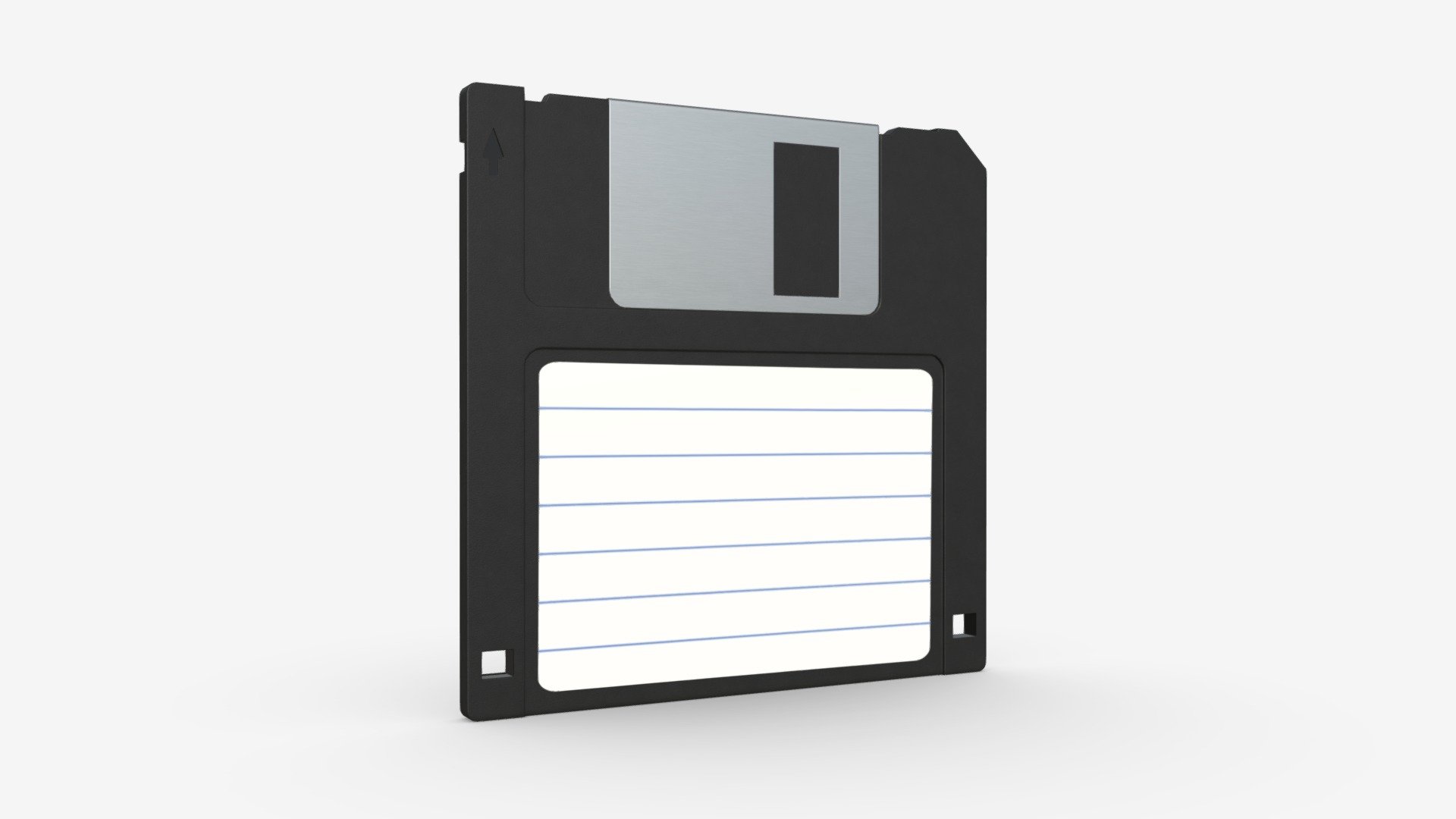 Floppy disk 03 - Buy Royalty Free 3D model by HQ3DMOD (@AivisAstics) 3d model