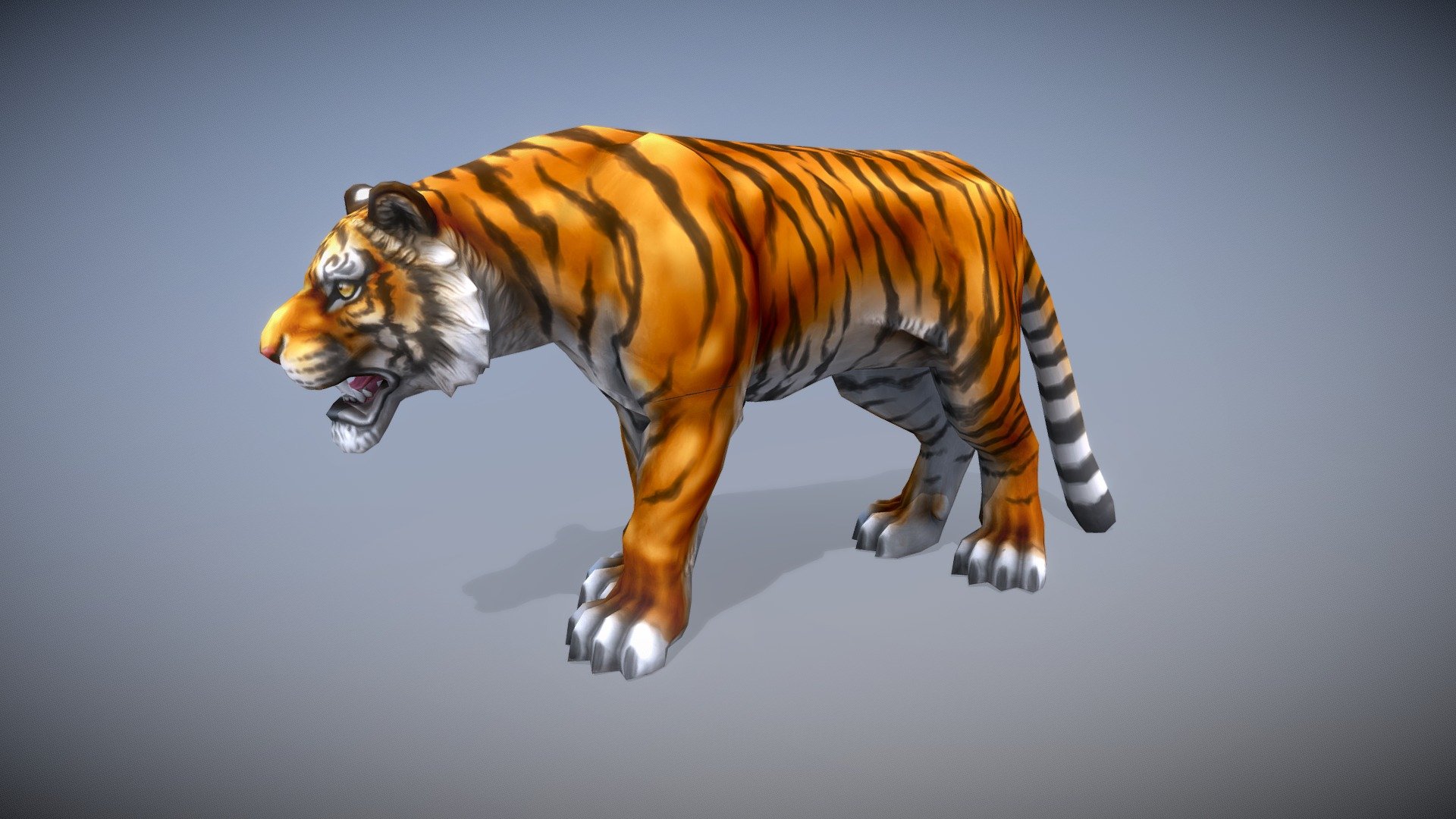 Tiger
Low-poly, hand-painted tiger for a mobile game called Celtic Heroes 3d model