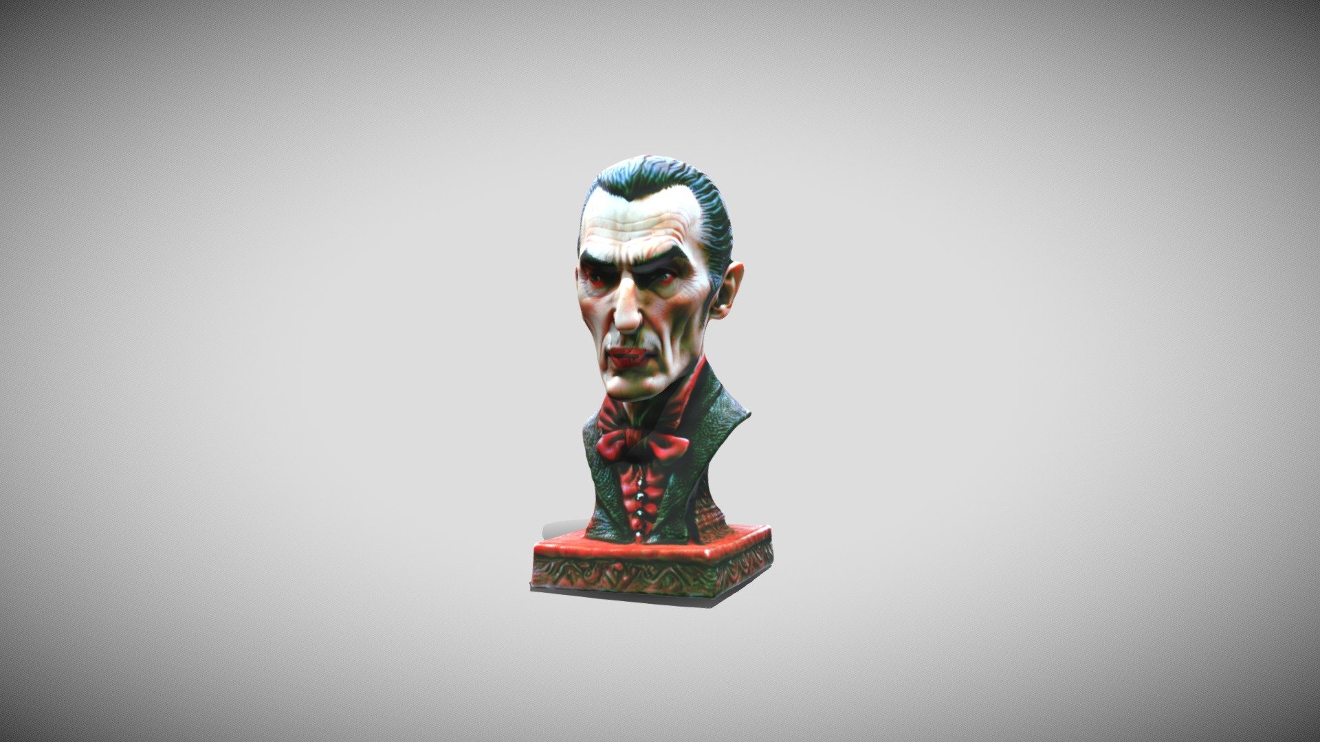 Count Dracula old vampire Bust.

Please take time to view my other work and follow me for more 3d model