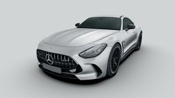Mercedes-Benz AMG GT 2024 european, german, transport, urban, hatchback, sportscar, amg, coupe, mercedes-benz, 2-door, low-poly, vehicle, lowpoly, car, liftback, amg-gt