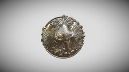Zodiac medallion Pisces