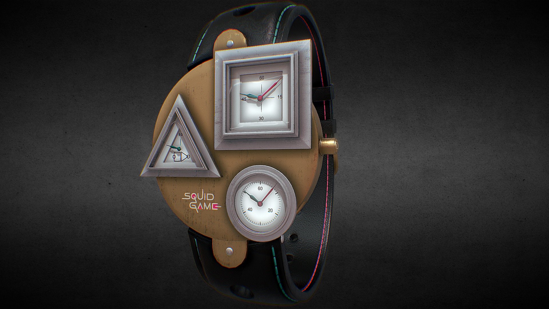 Awesome stainless steel Crypto Squid Game watch.

Currently available for download in FBX format.

3D model developed by AR-Watches 3d model