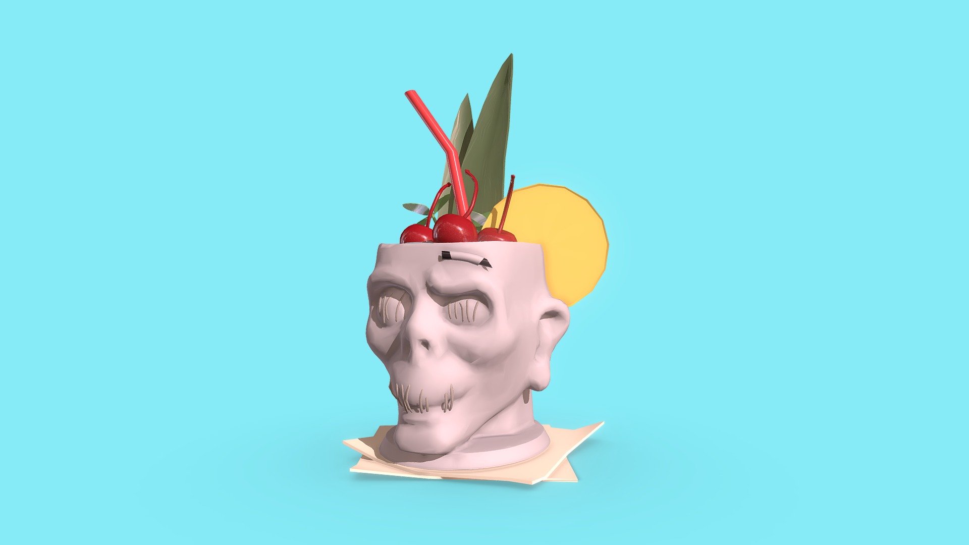 Cocktail - 3D model by noel_leon 3d model