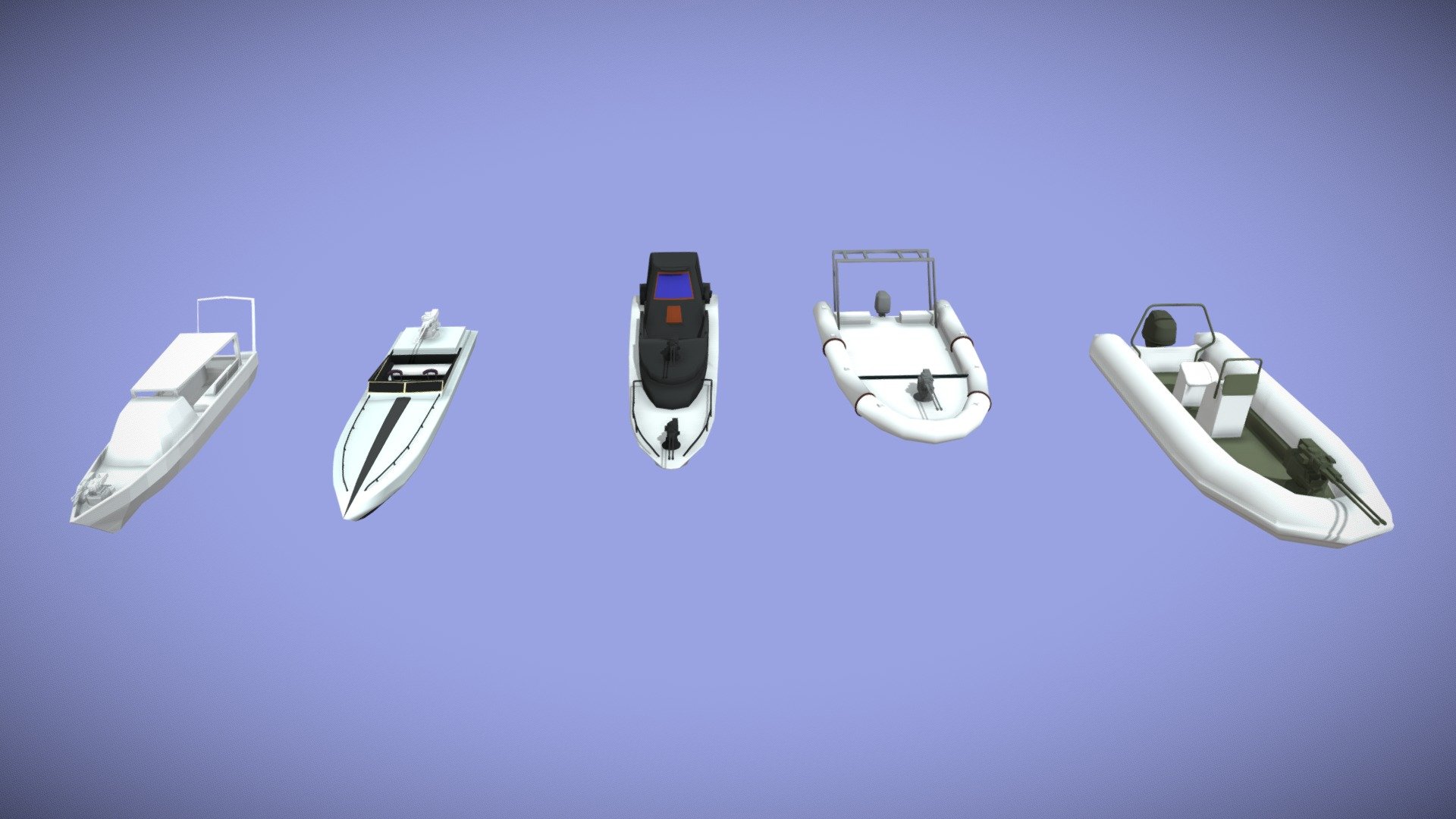 This pack have ships model for game asset, stylized low poly military ships. All models are low poly including .FBX file 3d model