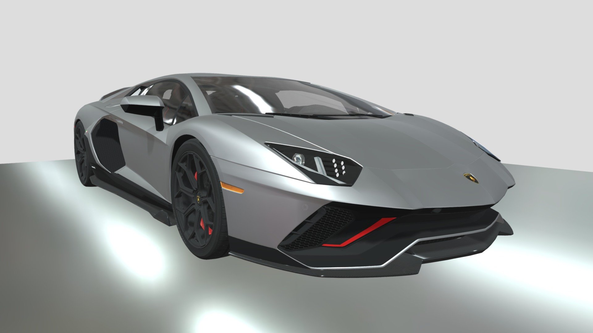Hello!!! I'm back with another Lamborghini Aventador!! Here's a Lamborghini Aventador LP780-4 Ultimae Coupe. I used the same studio as the Remastered Sian (Because I ran out of ideas in the school pressure). I added a Material Plane containing all materials [some might not be in there. This is my first time implementing my long thought idea]. There's too much plastic materials because it was a great color match between the other materials so I used the same Plastic Material. I always forget to say that my models are Game Rips :| Sorry for the people who thought that these were created from scratch :| But my problem's gettin' bigger. I think I would get an Intel Core i5-9500 [6 Cores and 6 Threads. Much better than 2 Cores and 4 Threads] with 8GB RAM @ 2666MHz [Just slightly slower than my current 12GB RAM @ 2133MHz] and no Graphics Card [That would be Time consuming for rendering]

Game it's been ripped from : Forza Horizon 4 and CSR 2 - Lamborghini Aventador LP780-4 Ultimae - Download Free 3D model by Hari (@Hari31) 3d model