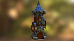 Stylized Tower tower, warcraft, game, gameart, gameasset, stylized, gamemodel