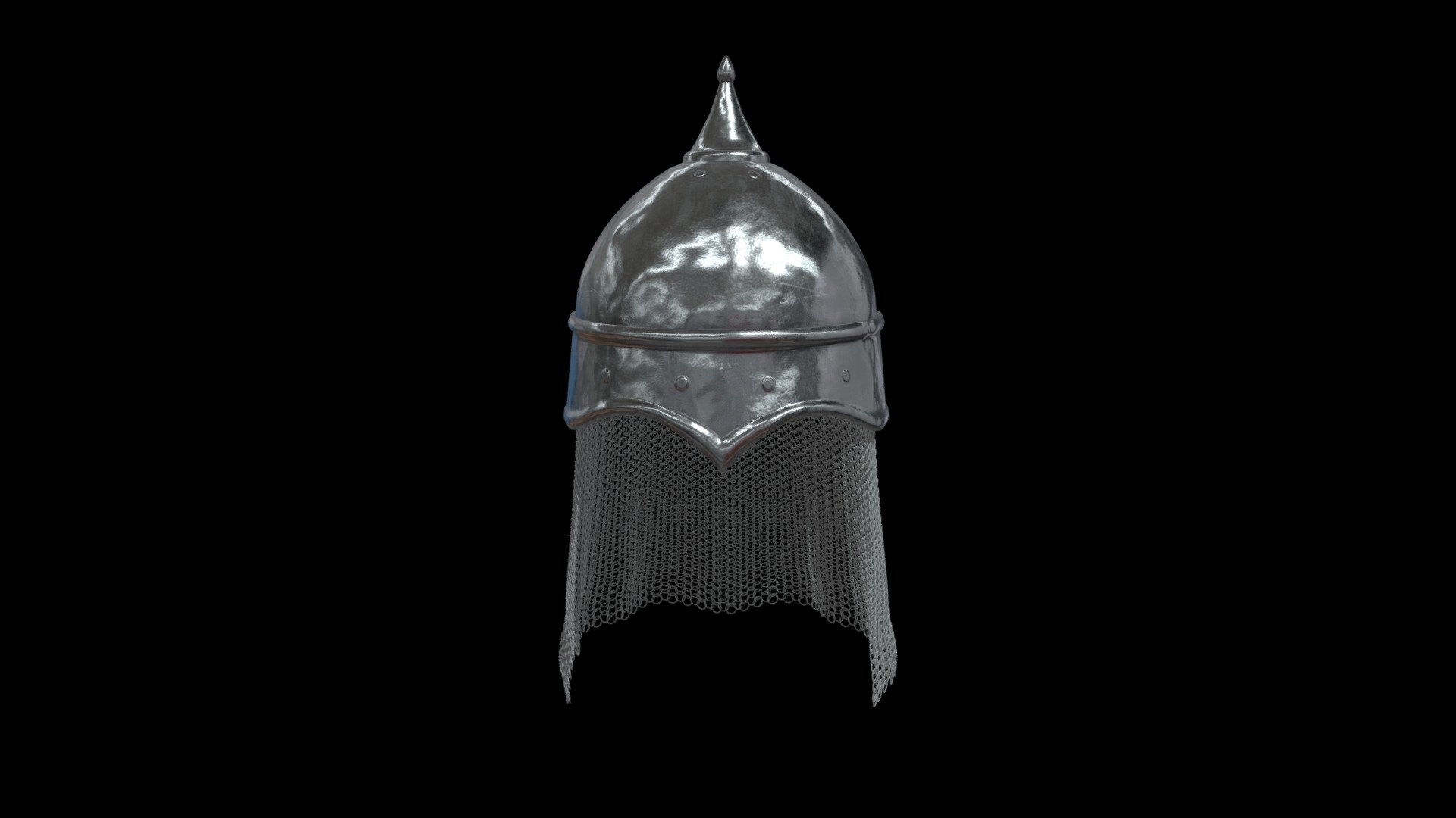 Medieval russian helmet 3d model