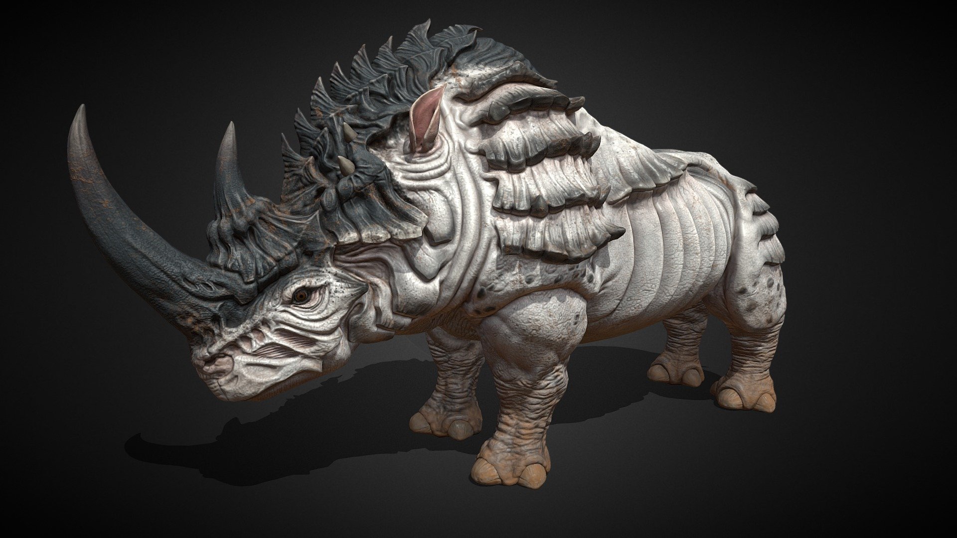 Hi,You can visit my Artstation for more renders ,WIPs and compositing etc.
https://www.artstation.com/artwork/2818Ea - Rhino - 3D model by Subbz (@vvksubba) 3d model