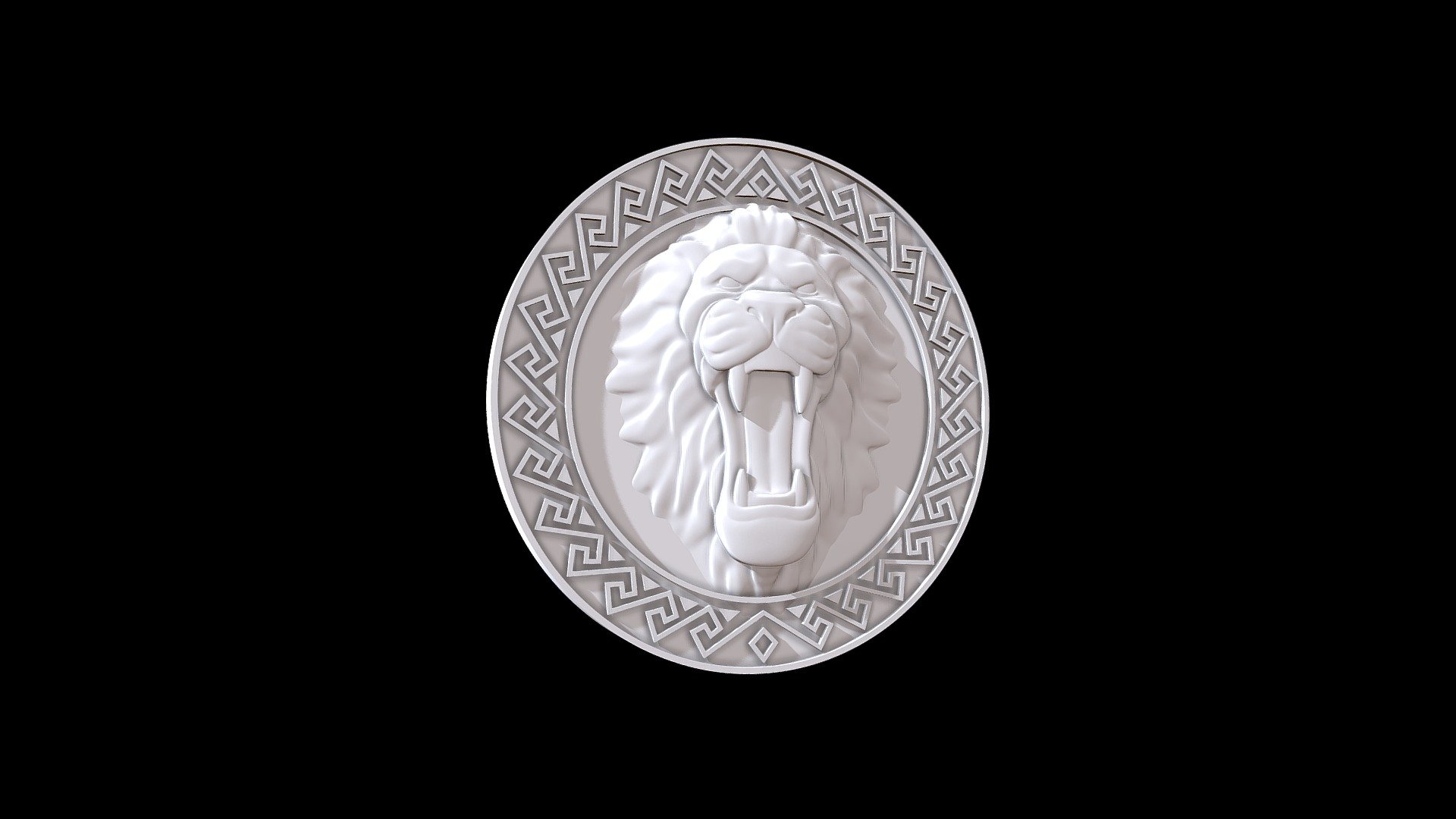 Lion pendant - Lion - 3D model by svyART 3d model