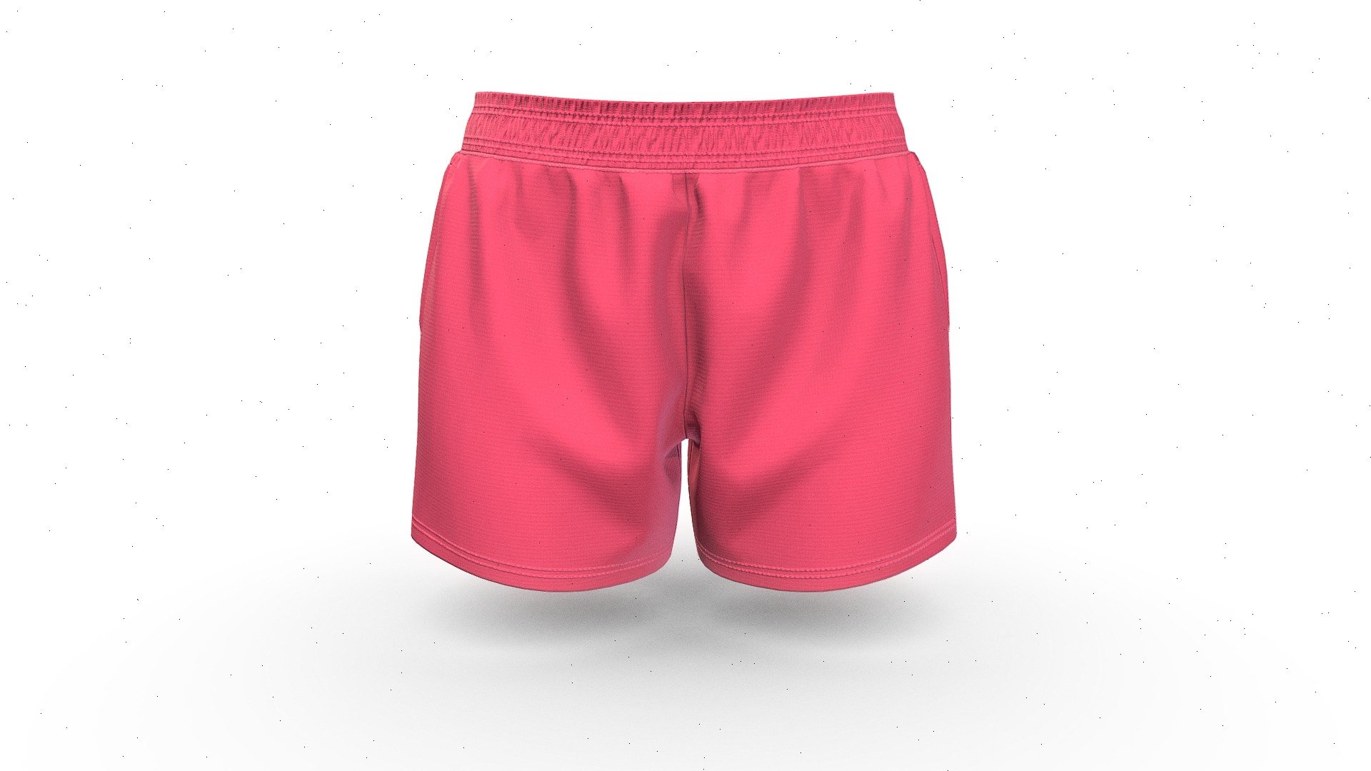 Women Sport Short
Version V1.0

Realistic high detailed Women Shorts with high resolution textures. Model created by our unique processing &amp; Optimized for 3D web and AR / VR

Features

Optimized &amp; NON-Optimized obj model with 4K texture included




Optimized for AR/VR/MR

4K &amp; 2K fabric texture and print details

Optimized model is 562KB

NON-Optimized model is 4.64MB

Knit fabric texture details included

GLB file in 2k texture size is 2.41MB

GLB file in 4k texture size is 11.0MB  (Game &amp; Animation Ready)

Suitable for web application configurator development.

Fully unwrap UV

The model has 1 material

Includes high detailed normal map

Unit measurement was inch

Triangular Mesh with 5k Vertices

Texture map: Base color, OcclusionRoughnessMetallic(ORM), Normal

For more details or custom order send email: hello@binarycloth.com


Website:binarycloth.com - Women Sport Short - Buy Royalty Free 3D model by BINARYCLOTH (@binaryclothofficial) 3d model