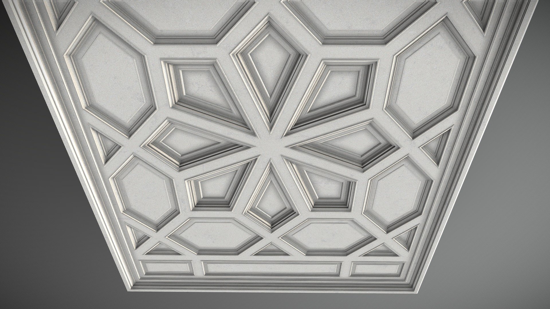 The ceiling design pl-c4 from the collection of the Decoright. The Original sizes are 4.5 by 5.5 meters.

UV unwrapping - automatic from a CAD model.

The price includes one adjustment to the sizes of your project. Please, treat this model as a placeholder, request the sizes before final rendering. I’ll send you a fitted version within a few hours.

The CAD version for your project and more size variation are also possible to purchase for the additional price 3d model