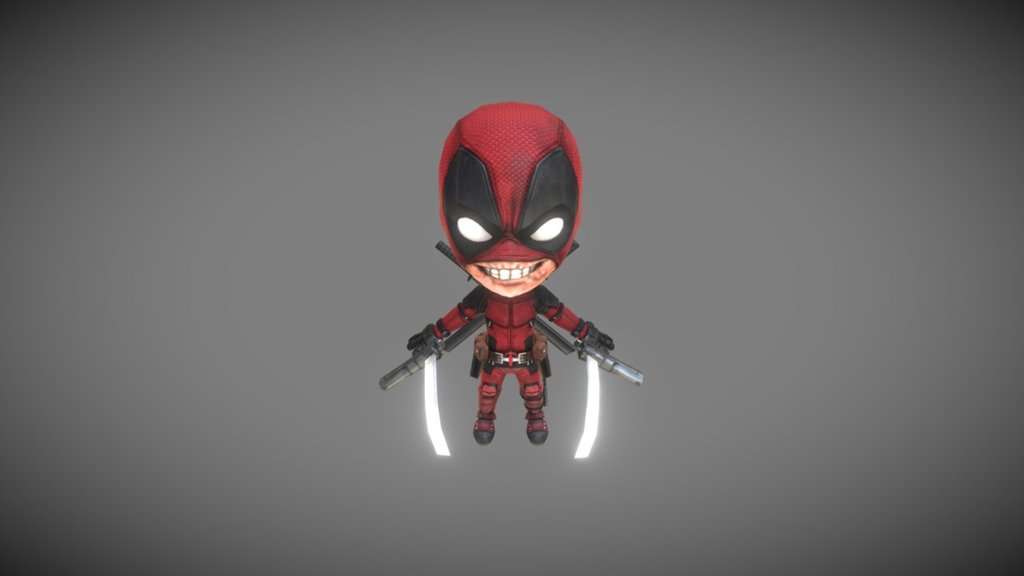 Baby Deadpool - 3D model by aomchatchalerm 3d model