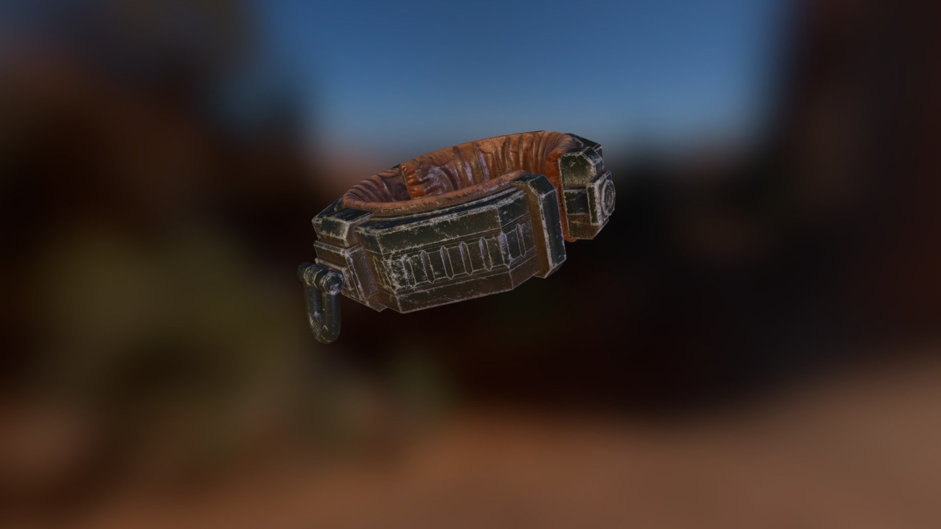 This is an explosive bomb collar, in the Fallout universe used to subdue slaves.
Model created and sculpted in Blender, textures made in Substance Designer (with slight baking help from xNormal)
PBR and Spec., Gloss sets of textures, completely game ready - Slave Bomb Collar - 3D model by kmoschcau 3d model