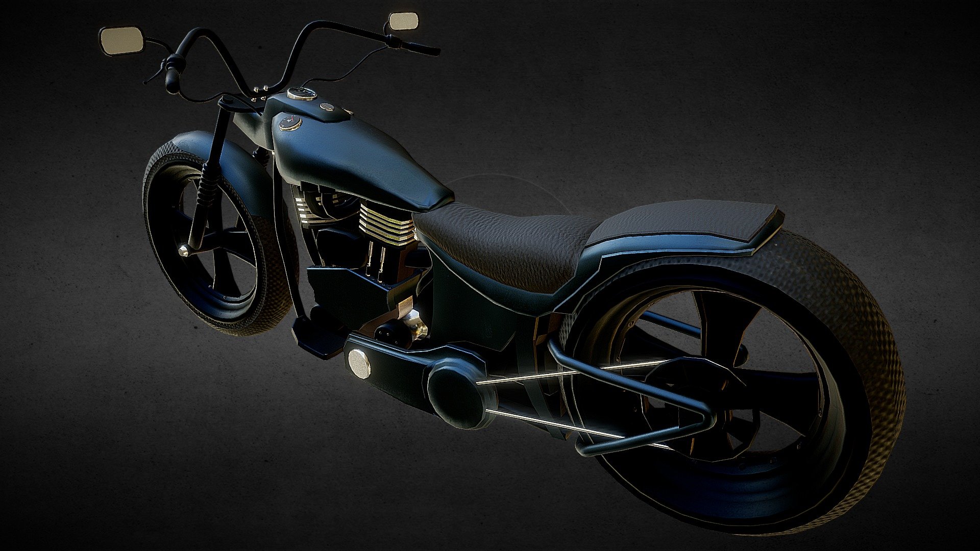 I recently re-uploaded this model, almost two years ago I worked on a model of a Harley Motorbike, back then I textured everything in Substance Painter. I recently started using quixel and thought I would go back to an old model to practice. Here is the re-work with some minor model adjustments and major  UVW changes 3d model