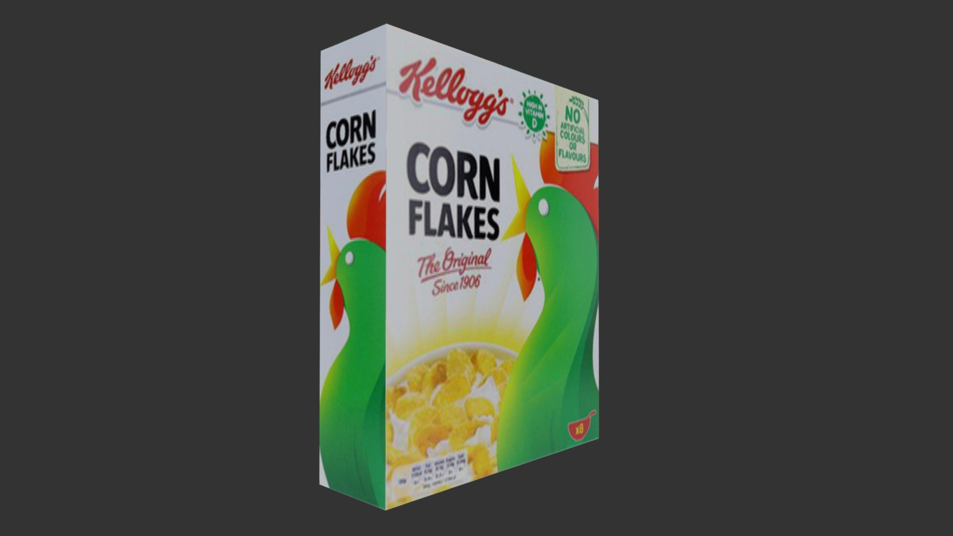 Cornflakes packet - Cornflakes packet - Buy Royalty Free 3D model by Paul Bourke (@pbourke) 3d model