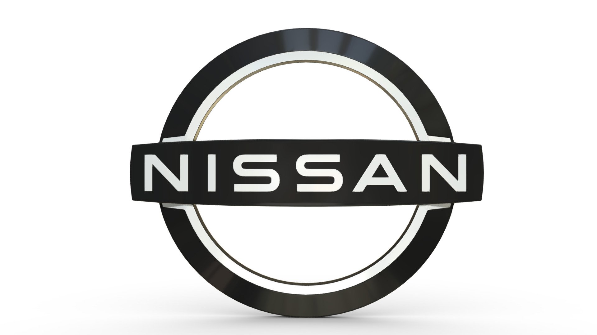 nissan logo - 3D model by PolyArt (@ivan2020) 3d model