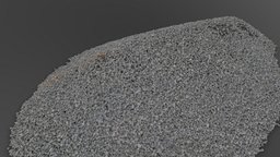Gray paving gravel terrain, 3d-scan, mine, mining, medieval, surface, road, build, ground, industry, rough, pattern, site, pile, pebble, 3d-scanning, survey, heap, paving, crushed, photoscan, photogrammetry, stone, construction, material, ue5, materieal