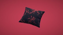 Decorative pillow square, bedside, pillow, comfortable, display, soft, decorative, comfy, pillows, fluffy, comfort, bedding, puffy, decoration