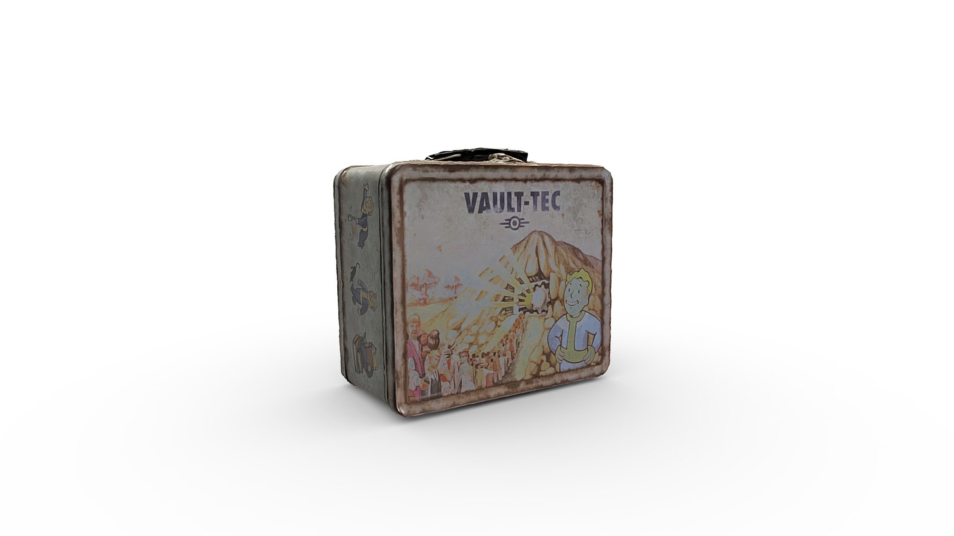 3D Scan of a FanWraps Fallout 4 Vault-Tec Weathered Tin Tote Replica Multicolor, 7.8 x 6.8 x 4




37 Images taken on an iPhone 12 Pro running iOS 15
 - Fallout 4 Vault-Tec Weathered Tin Tote - Buy Royalty Free 3D model by chrisprice 3d model