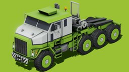 HET- Civilian Version modern, truck, semi, 4k, tractor, cargo, lorry, 8x8, hauler, het, asset, game, pbr, free