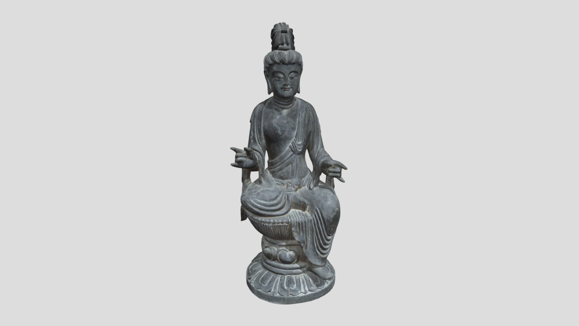 Chinese Buddha statue - Buddha statue - Buy Royalty Free 3D model by Now studio (@interessante) 3d model