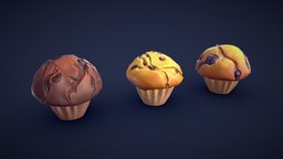 Stylized Muffins
