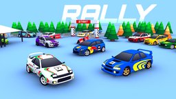 ARCADE: Rally Cars forest, subaru, rally, pack, dirt, dirty, redbull, wrc, escudo, lancia, racing, stylized, race