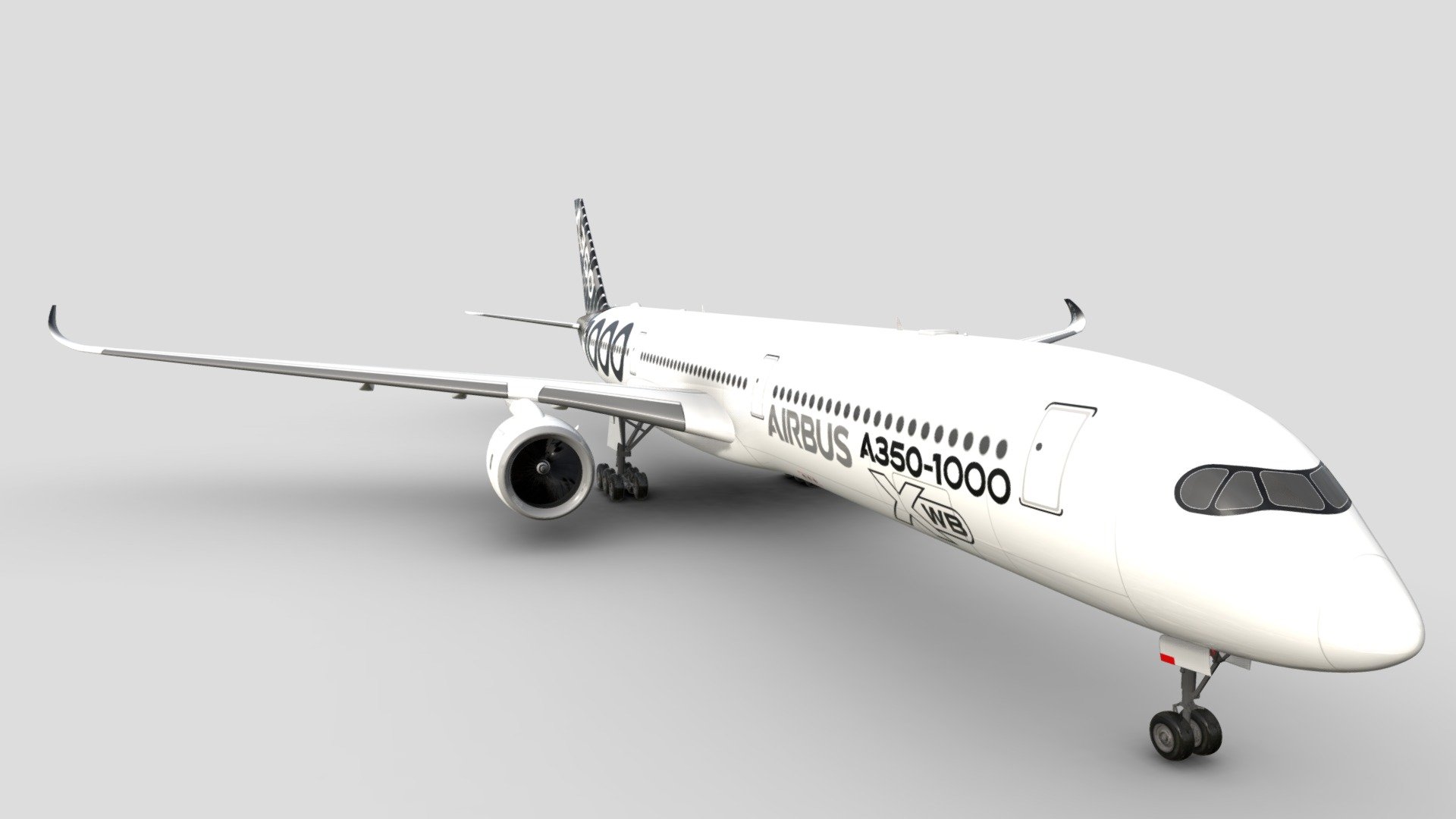 Still in modeling. Will be updated on sketchfab as progress is made. For Geo-FS Flight sim. Textures started/almost done. NEW A350-1000 - A350-1000 Updated (WIP) - 3D model by Nightshade3325 3d model