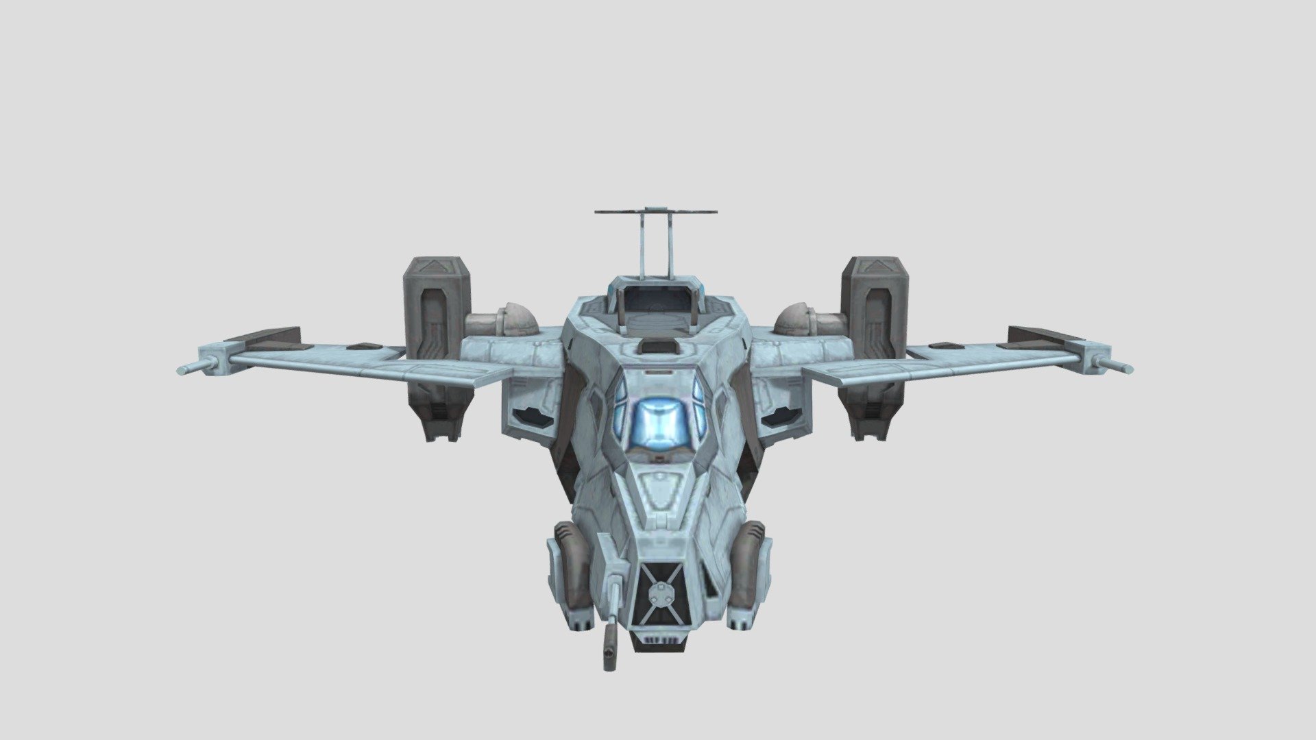 Earth Wars Unit Transport Shuttle - Download Free 3D model by OrangeSauceu 3d model