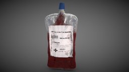 Blood bag blood, bloody, unreal, bag, hospital, props, bloodbag, hospital-equipment, substancepainter, substance, pbr, gameasset, halloween, horror