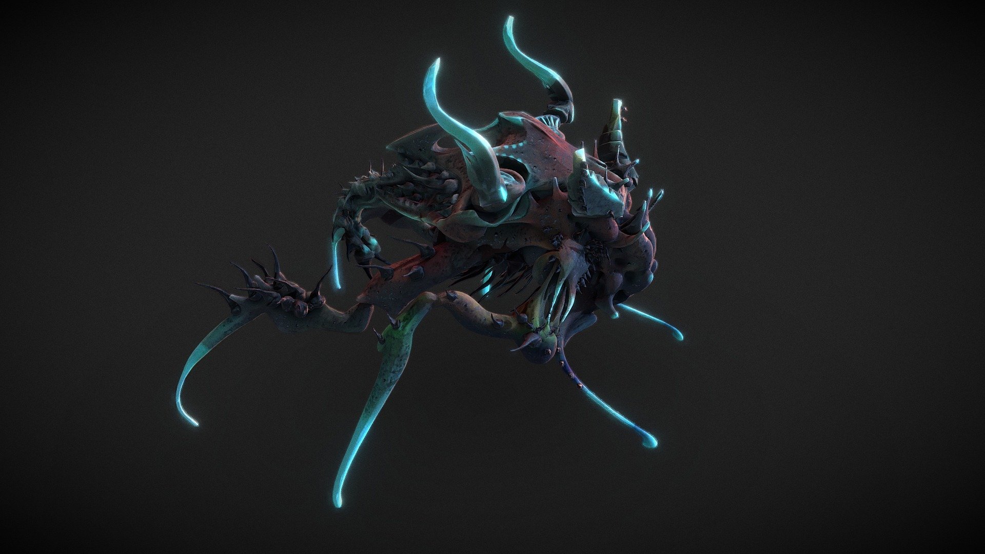 Made in VR in my first hour using Oculus Medium 2.0 
(automeshed in 3D Coat using the spiraloid toolkit) - Creature in my 3D Graphic Novel "Nanite Fulcrum" - 3D model by spiraloid 3d model