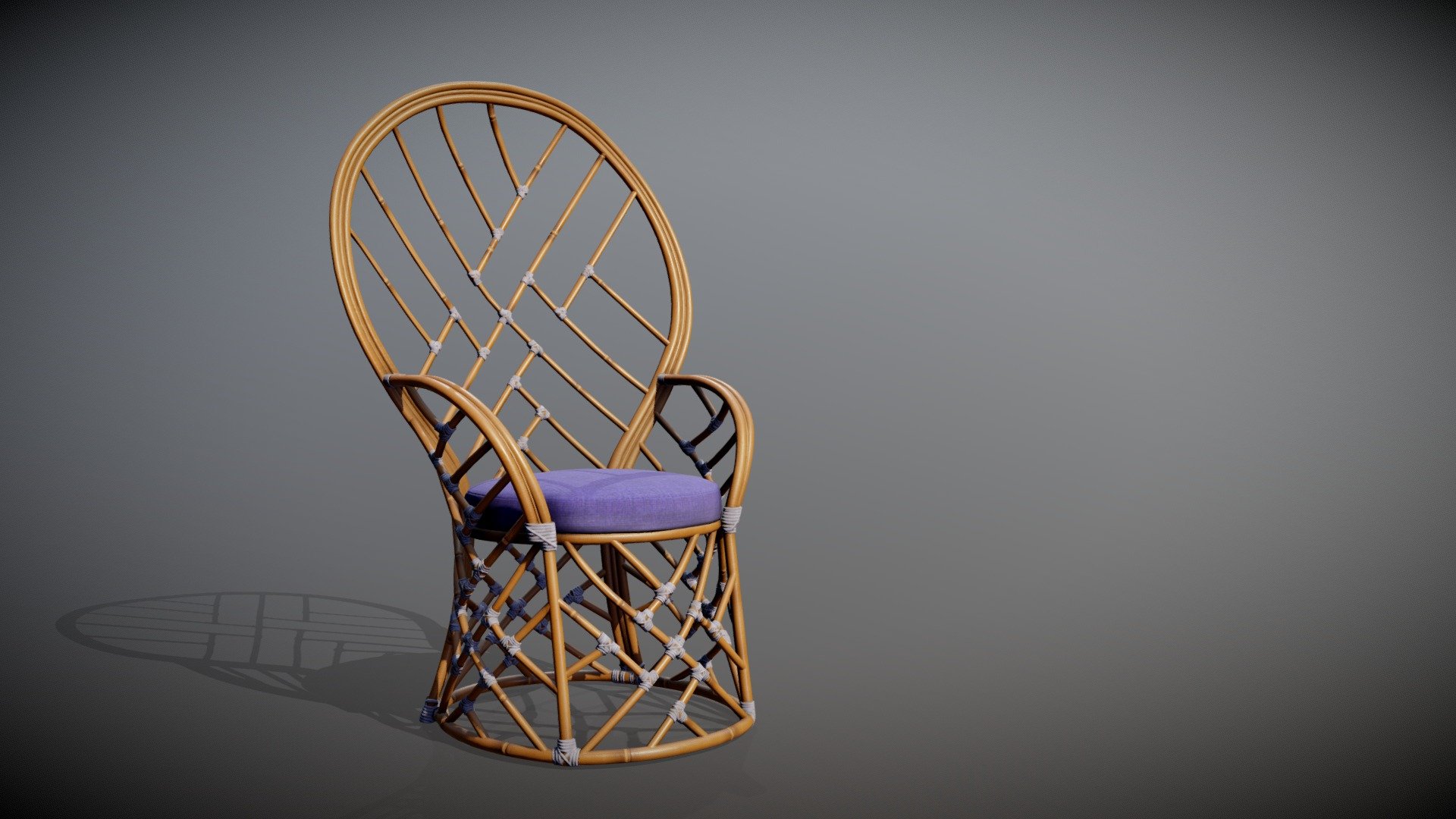 We present to your attention a bamboo chair, very beautiful and comfortable, and also with beautiful curves. Fits perfectly on your balcony, where you can enjoy a cup of aromatic tea while watching the sunset) - Bamboo chair - Buy Royalty Free 3D model by lissa79fox 3d model