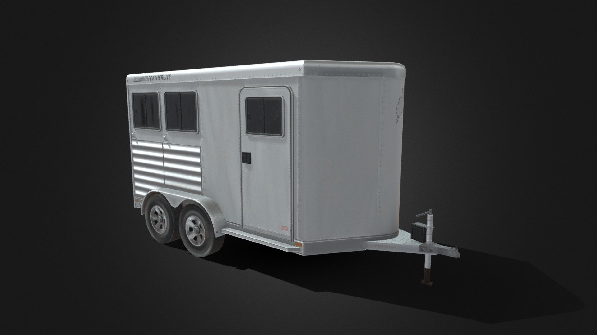 Horse Trailer - 3D model by Denis Petrushin (@goooddenis) 3d model