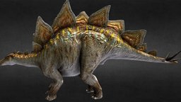 Stegosaurus animals, stegosaurus, quadraped, animation-3d, creature, animal, dinosaur, dino