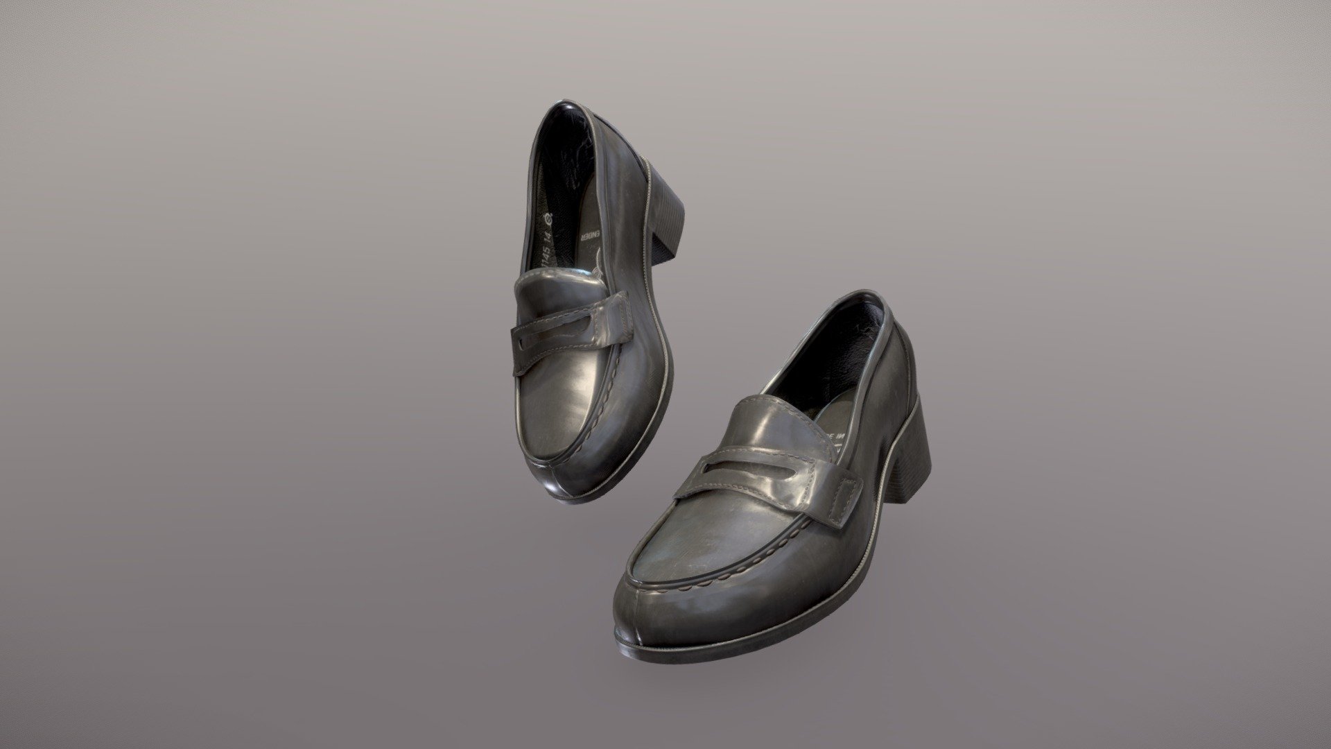 Leather women's shoes - Download Free 3D model by SUSUSUBE 3d model