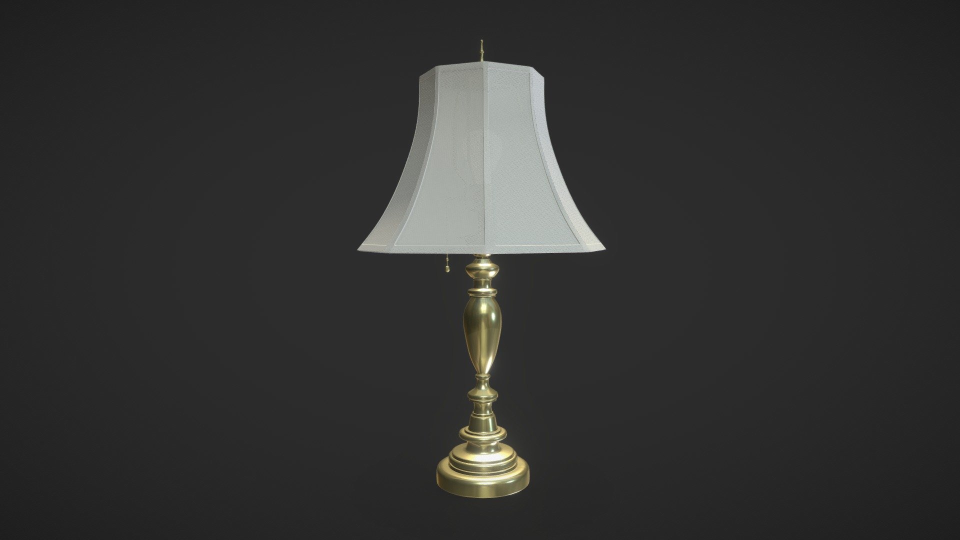 Old desk lamp - 3D model by MaciejRylko 3d model