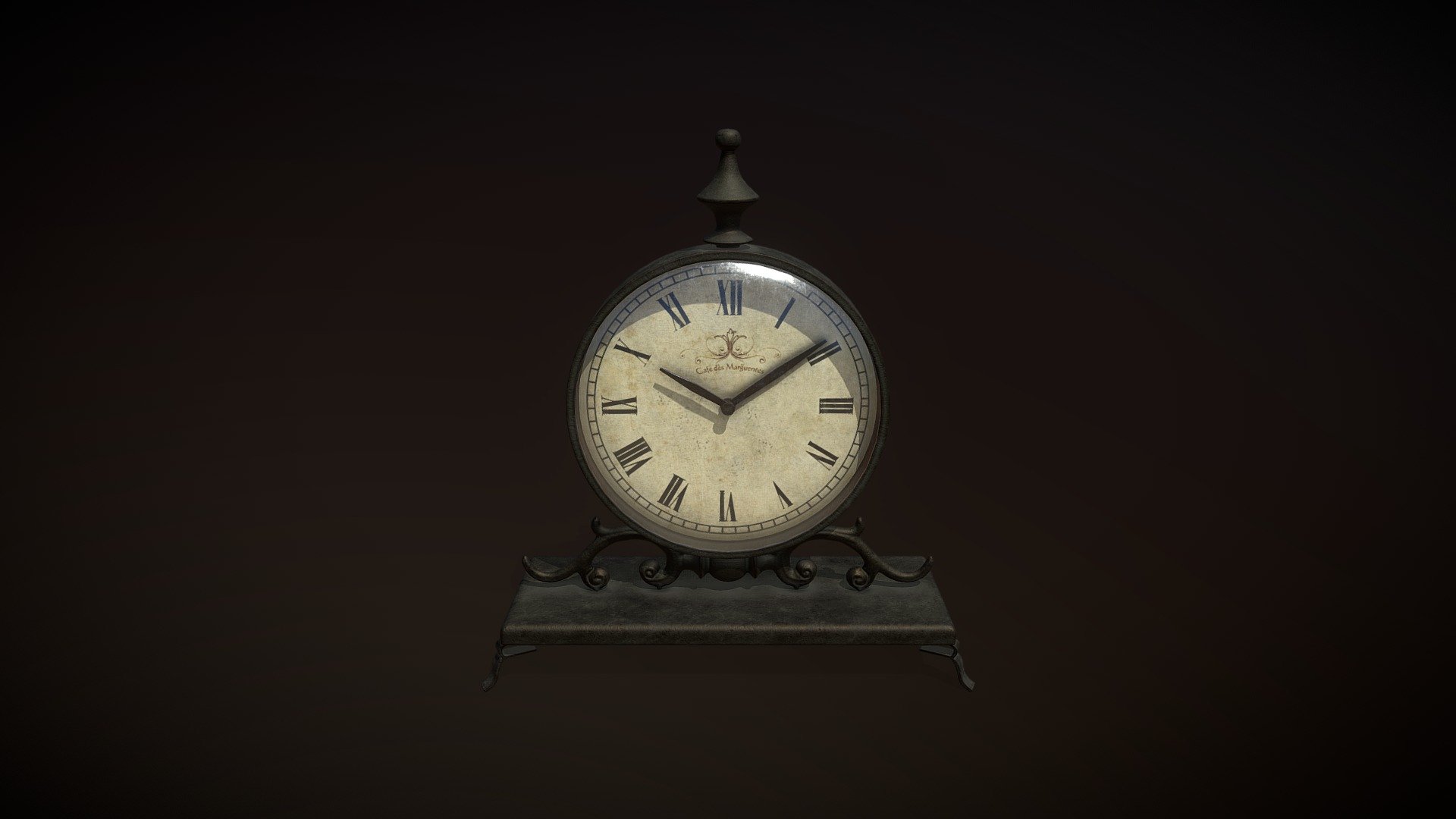 Vintage Clock - Vintage Clock - Buy Royalty Free 3D model by Gabriel Abner (@Gabriel369) 3d model