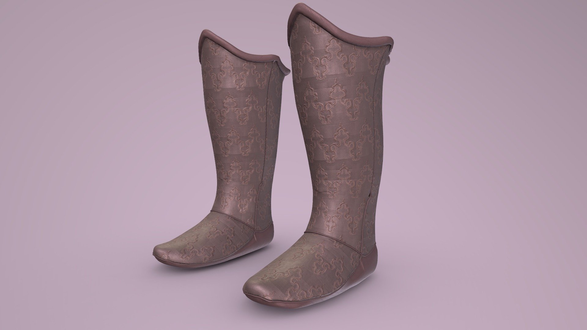 Xuŋa (Xiongnu) Boots

Reconstructed Xuŋa (Xiongnu) boots based on findings from the Noin-Ula burial site in Mongolia. 

Link to Original Object

Learn more at BilgeBitig.org, home of Turkology! - Xuŋa (Xiongnu) Boots - 3D model by BilgeBitig 3d model