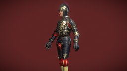 xvı Century German Mercenary 2.0 armor, character, sword